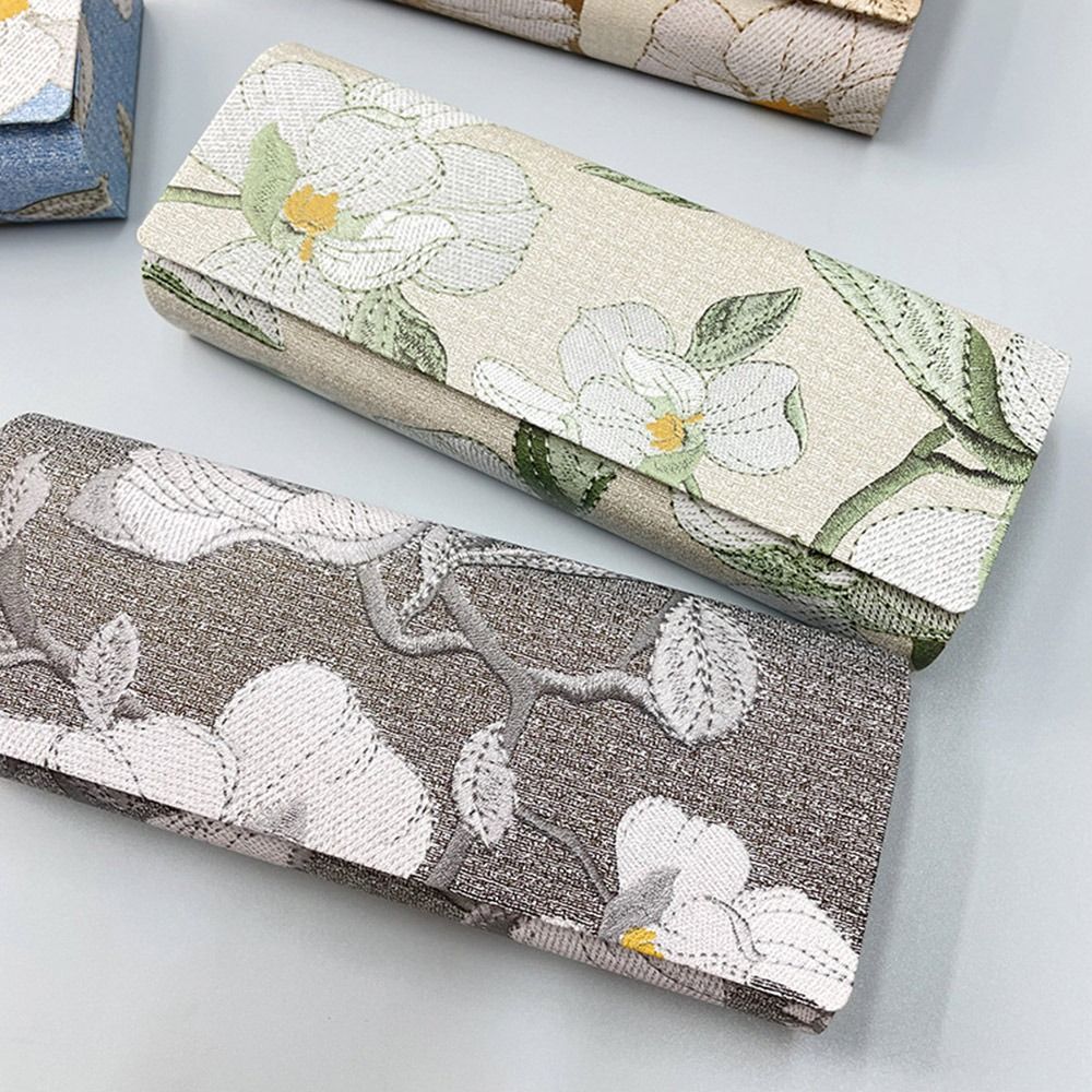 Embroidery Viewer - 안경 파우치 중국 스타일 자수 안경