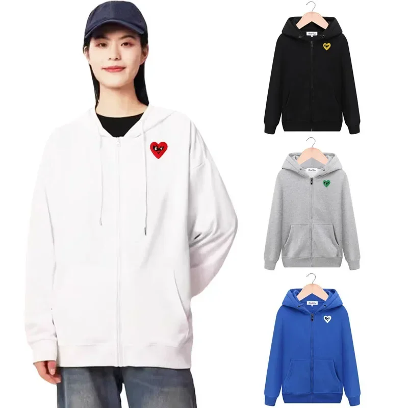 Embroidery Viewer - Break Egg 여성 지퍼 까마귀 코튼