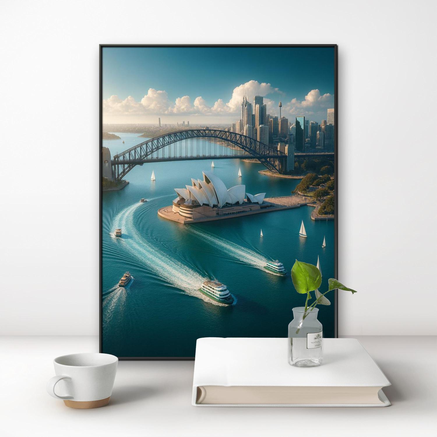 Embroidery In Australia - 고화질 사실적인 시드니 오페라 하우스 5D