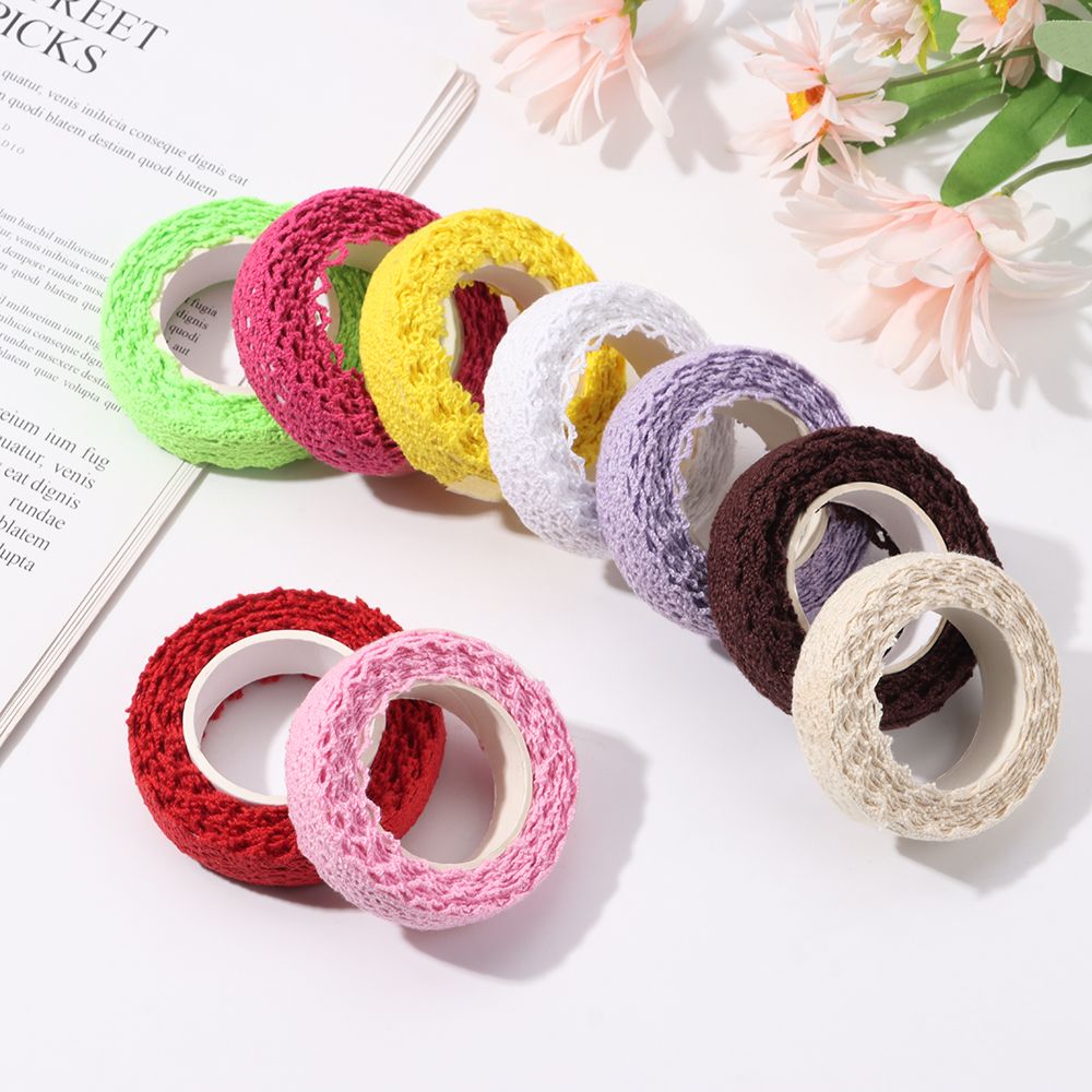 Embroidery Ribbon - 2야드/롤 웨딩 장식 DIY 공예 자수