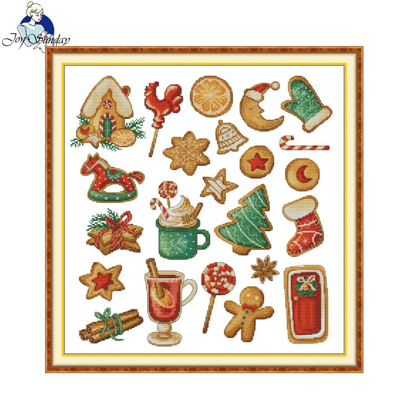 Embroidery Xmas Kits - 크로스 스티치 키트 진저브레드 사진 갤러리
