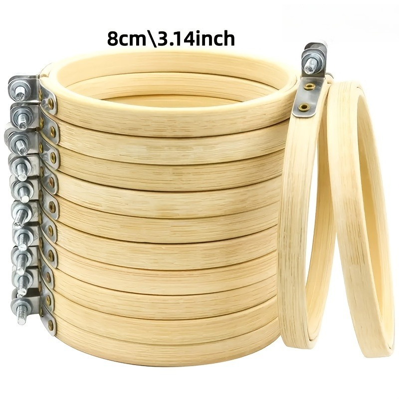Embroidery Ring Sizes - 20개의 자수 후프, 8cm까지 조절 가능한