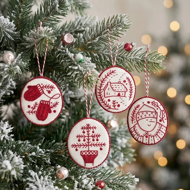 초보자 및 성인용 크리스마스 자수 키트 DIY 니들포인 - Embroidery Xmas Kits 리뷰 및 가격