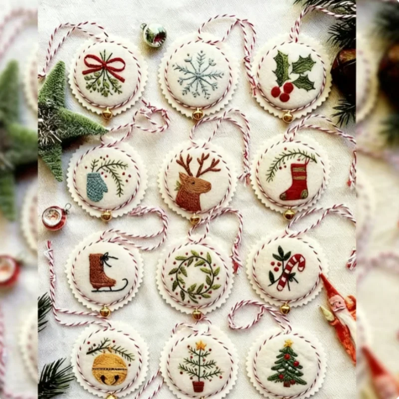 초보자 및 성인용 크리스마스 자수 키트 DIY 니들포인 - Embroidery Xmas Kits 리뷰 및 가격