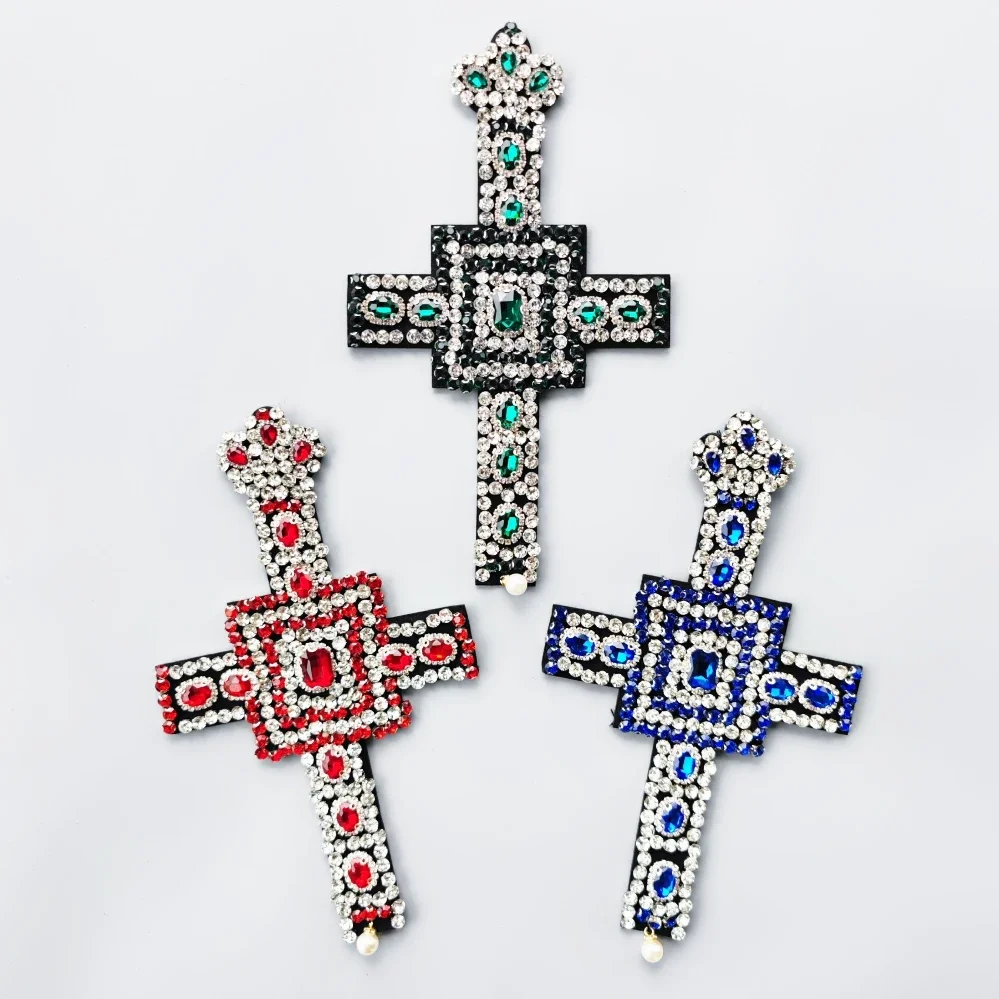 자수 스팽글 크로스 배지, 구슬 하트 비즈 아플리케,  - Embroidery Viewer 리뷰 및 가격