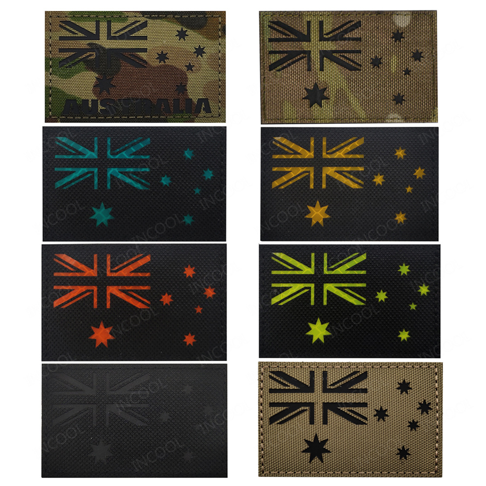 호주, 뉴질랜드, 파푸아뉴기니 국기 반사 패치, 자수, - Embroidery In Australia 리뷰 및 가격