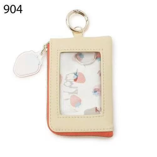 새로운 미피 귀여운 만화 보라색 동전 지갑 벨트 걸이  - Embroidery Ring Sizes 리뷰 및 가격