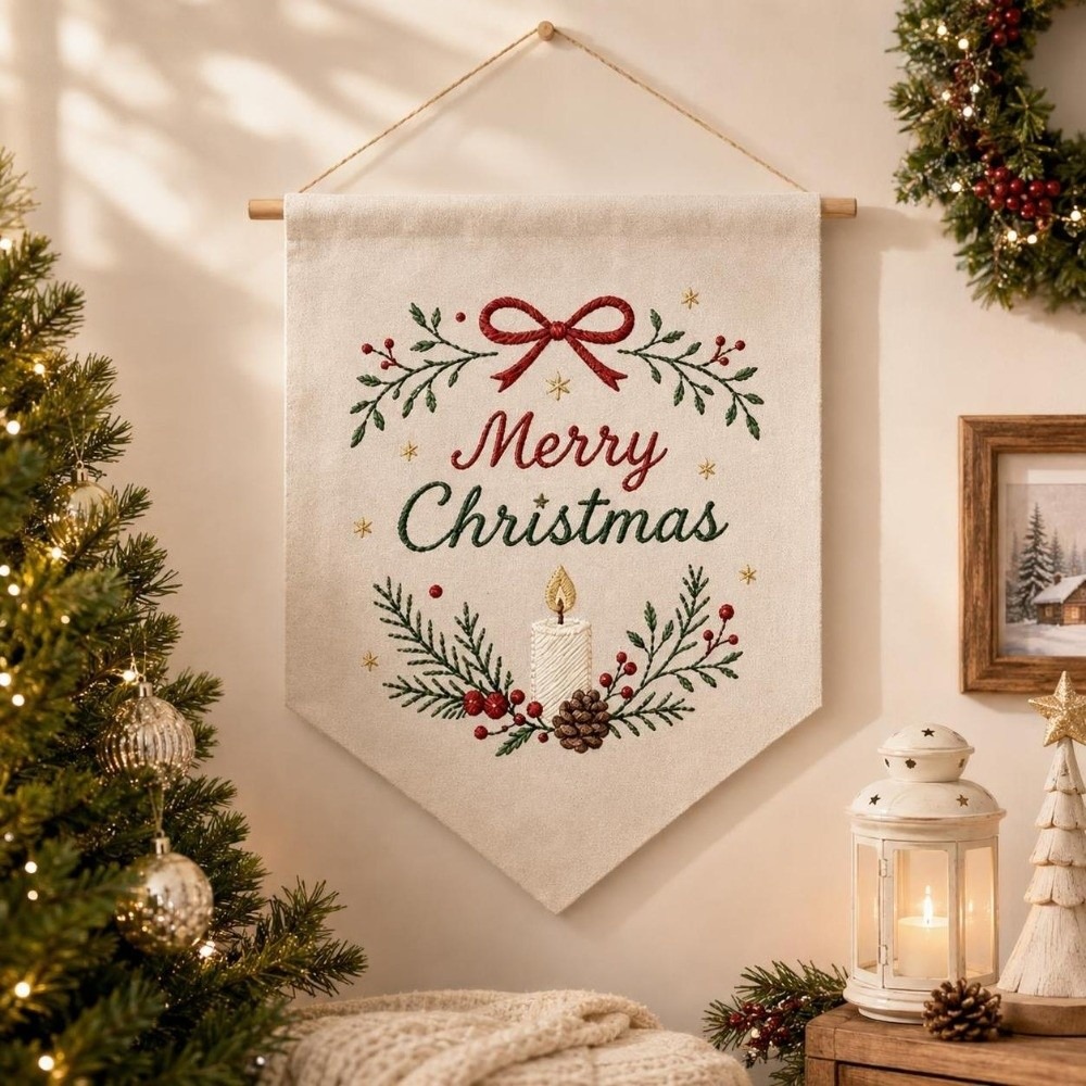 수제 크리스마스 자수 키트, 눈사람과 산타클로스 디자인 - Embroidery Xmas Kits 리뷰 및 가격
