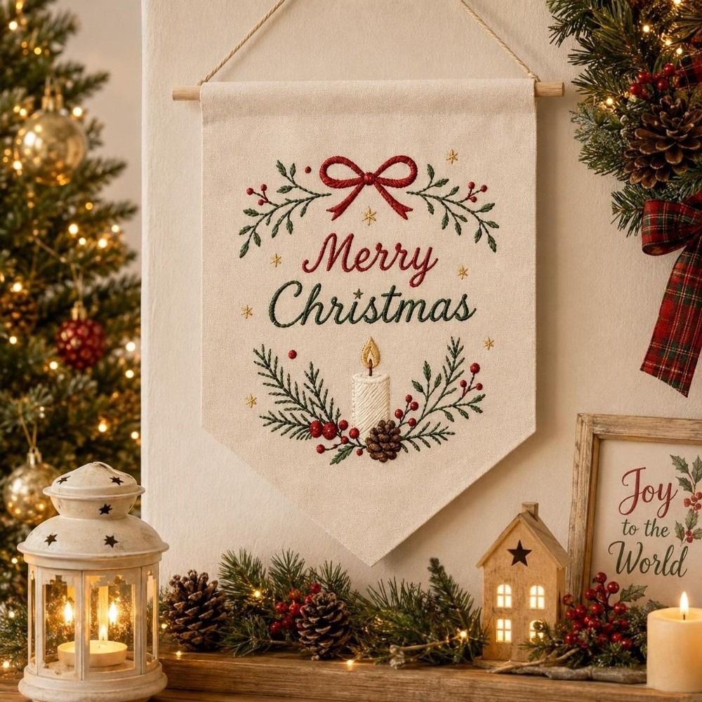 수제 크리스마스 자수 키트, 눈사람과 산타클로스 디자인 - Embroidery Xmas Kits 리뷰 및 가격