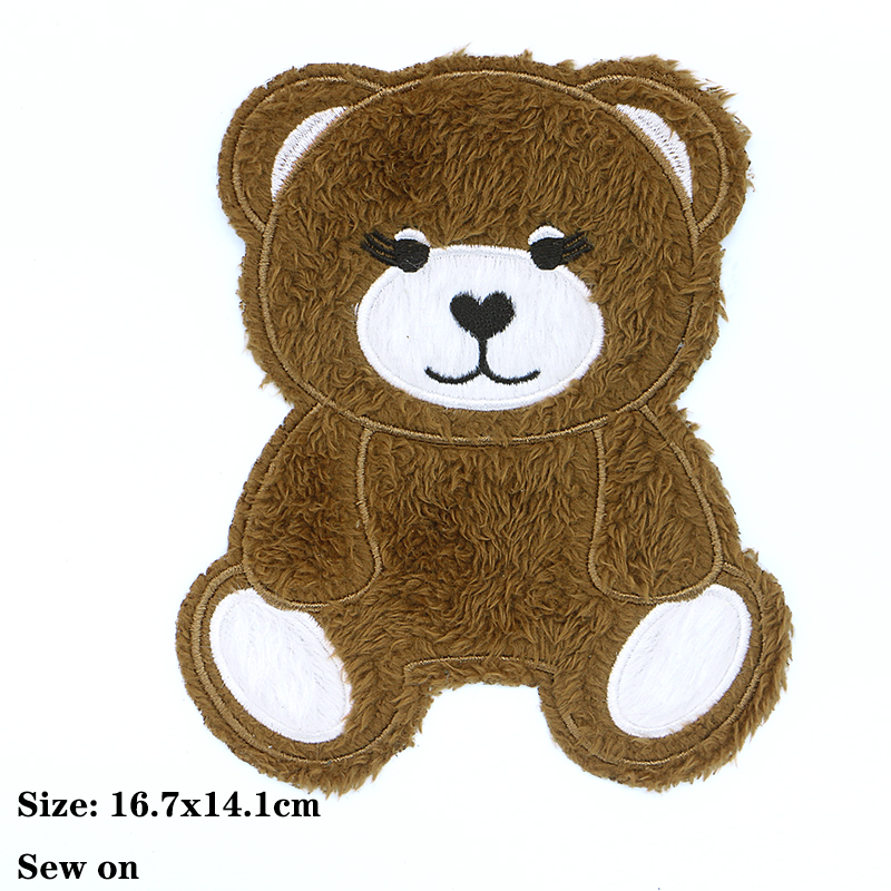 귀여운 흰색 갈색 곰 안경 고양이 셔닐 아이콘 타올 자 - Embroidery Viewer 리뷰 및 가격
