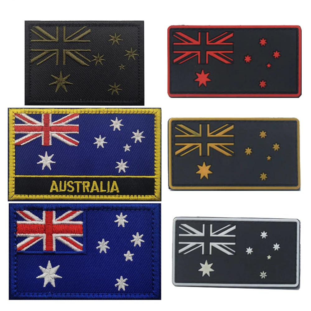 호주 국기 IR 반사 패치, 전술 아플리케 호주 국기  - Embroidery In Australia 리뷰 및 가격