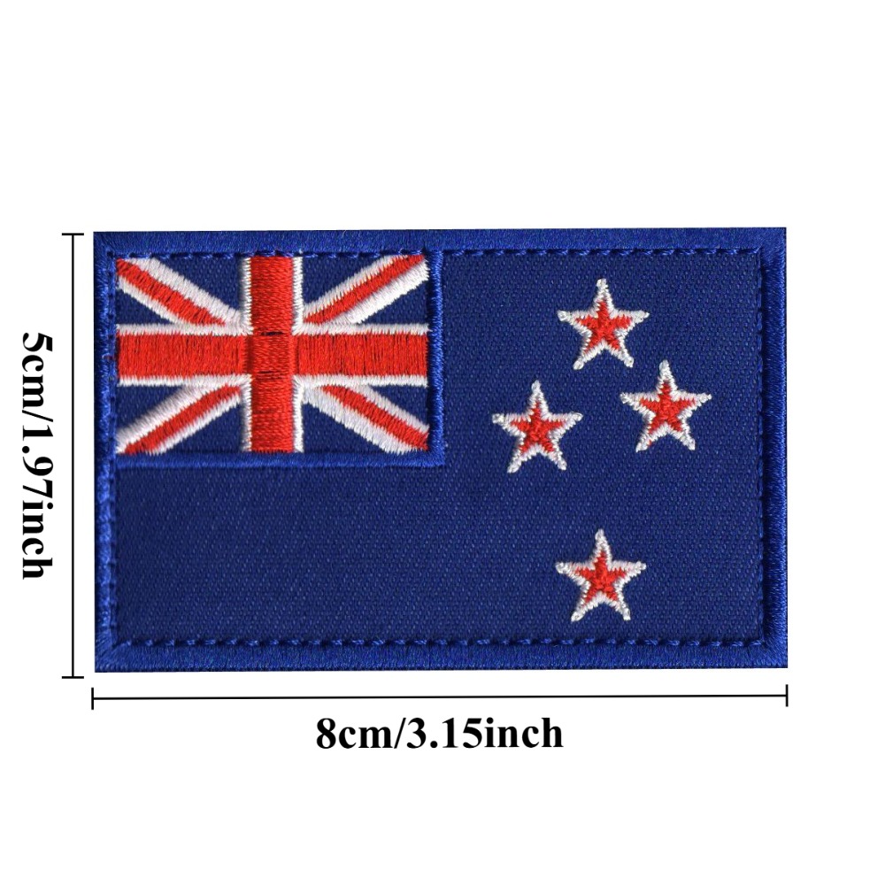 8*5cm 뉴질랜드 호주 국기 후크앤루프 자수 모랄 배 - Embroidery In Australia 리뷰 및 가격