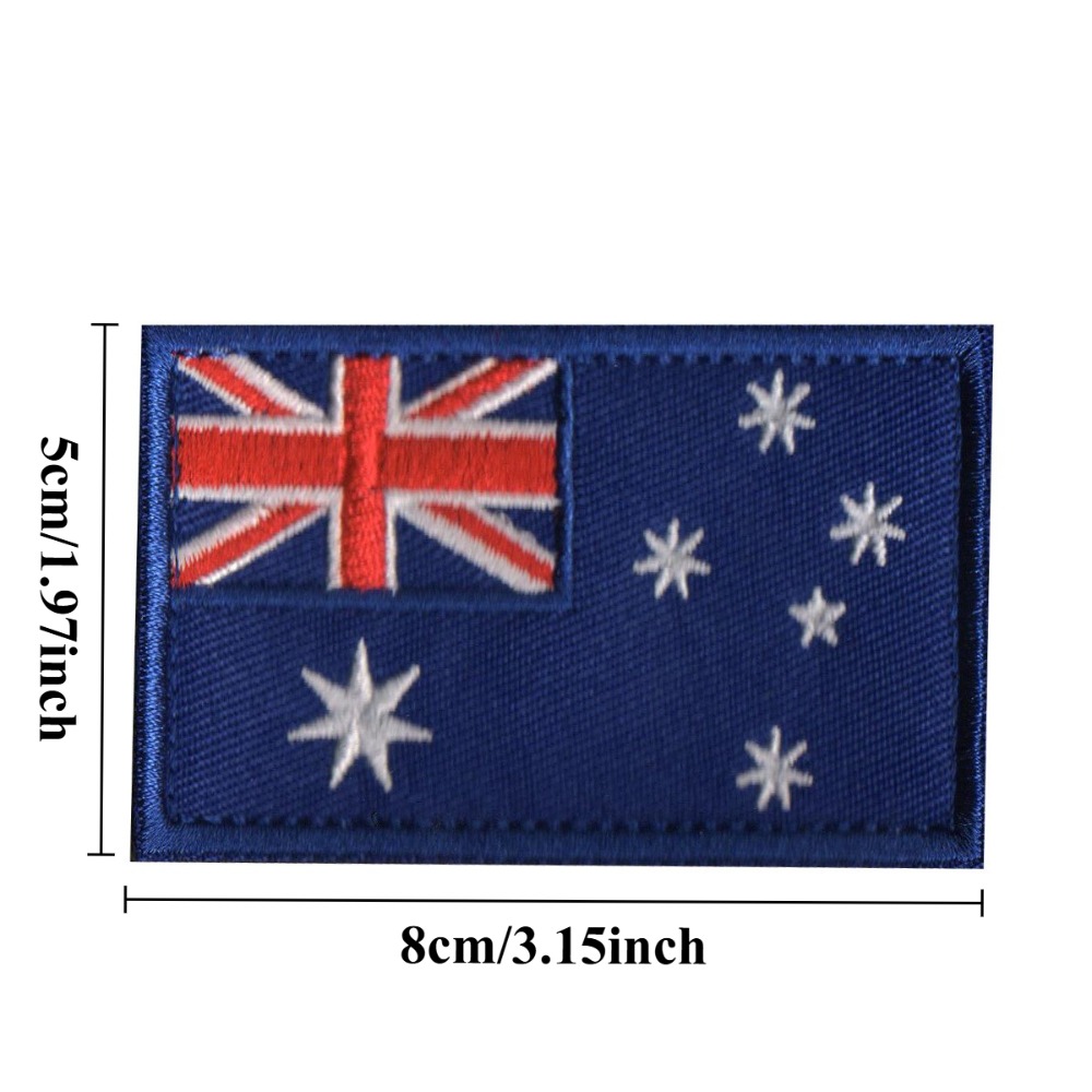8*5cm 뉴질랜드 호주 국기 후크앤루프 자수 모랄 배 - Embroidery In Australia 리뷰 및 가격