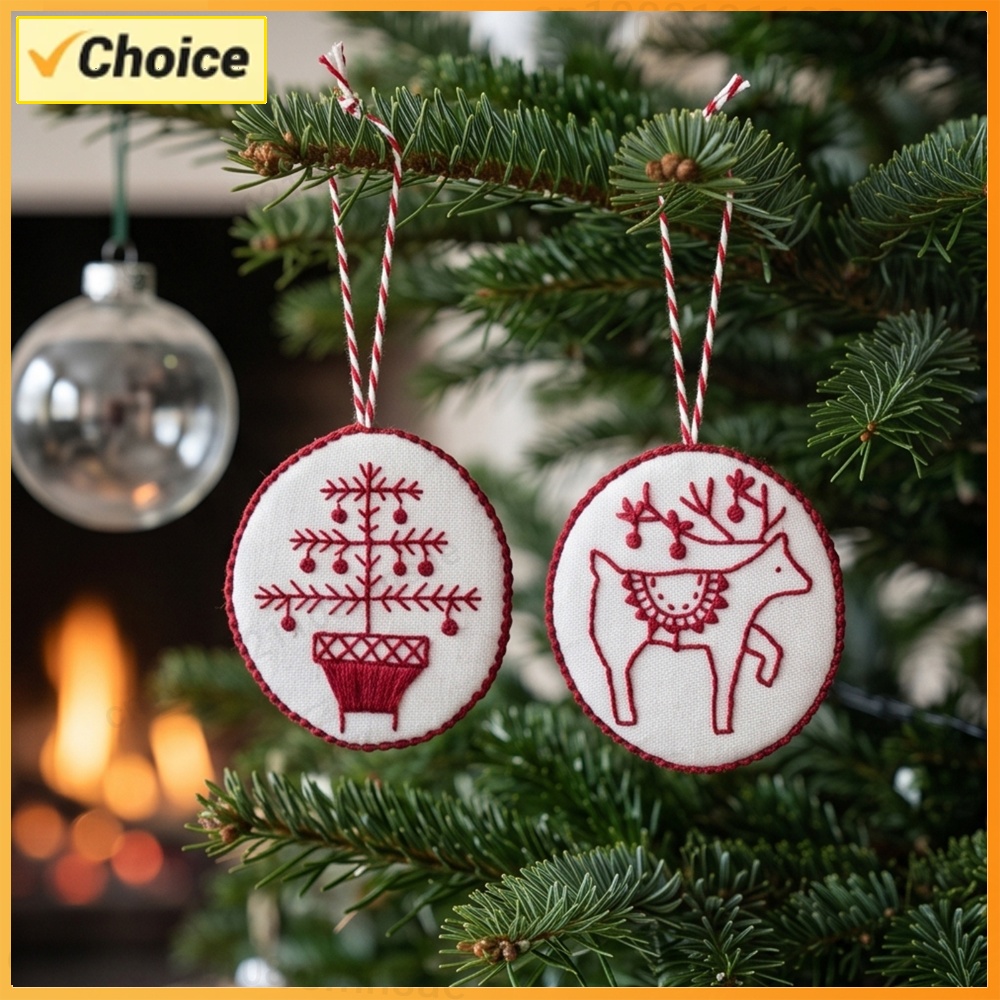 크리스마스 자수 키트(공구 세트 포함) - 크리스마스  - Embroidery Xmas Kits 리뷰 및 가격
