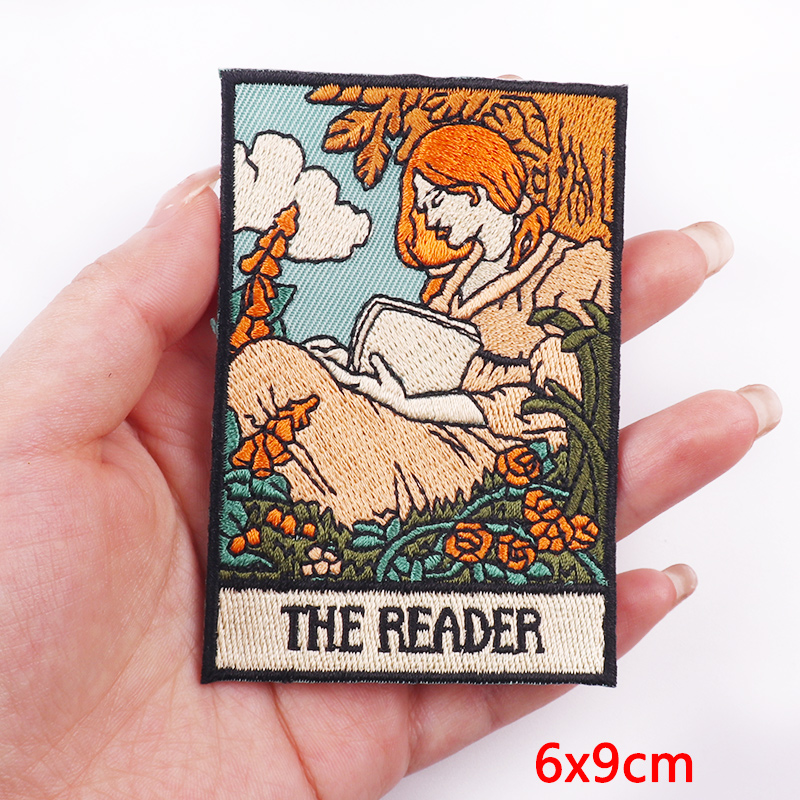 타로 카드 패치 리더/고양이/달/커피 자수 아플리케 D - Embroidery Viewer 리뷰 및 가격