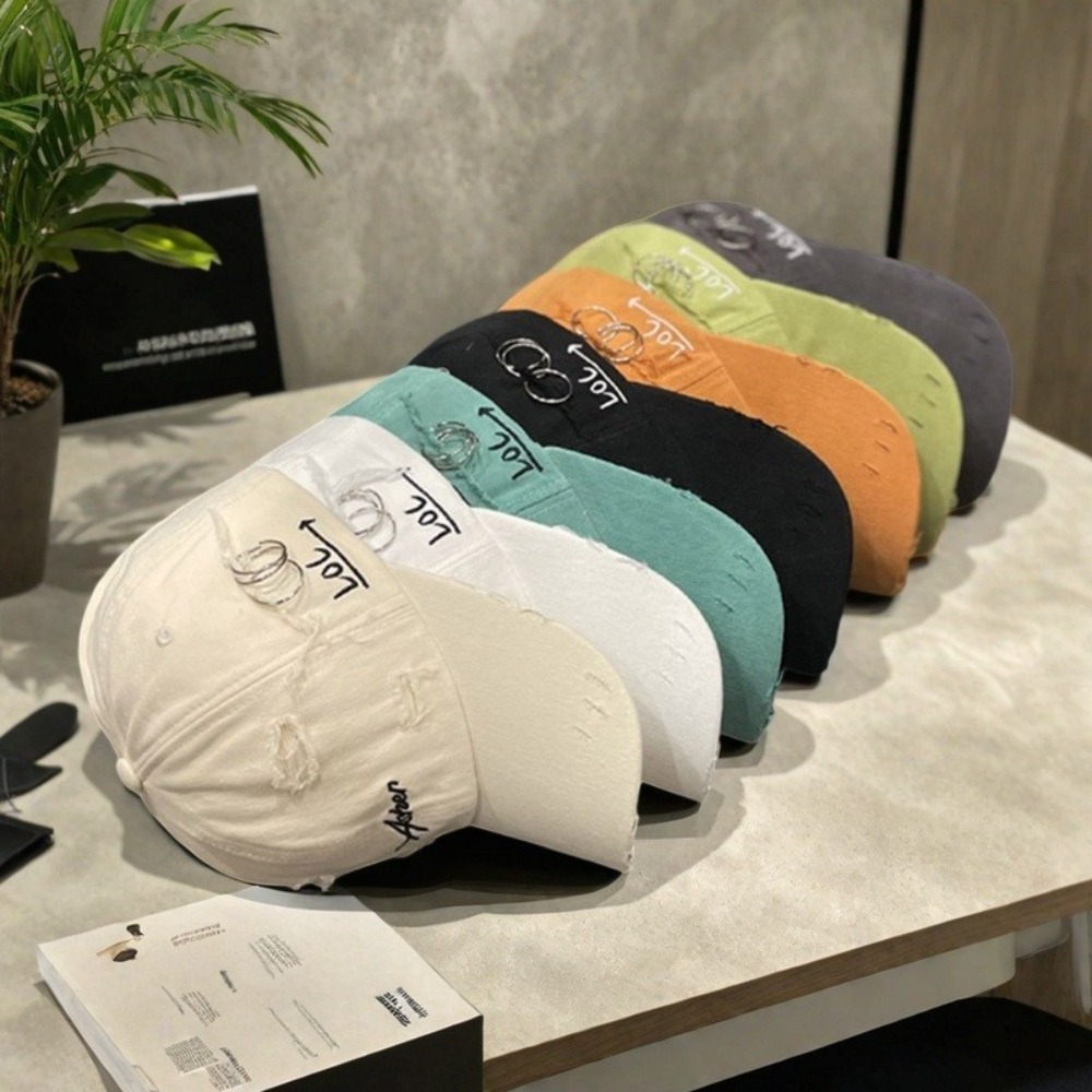 캐주얼 유니섹스 야구 모자 아셔 자수 아이언 링 썬스크 - Embroidery Ring Sizes 리뷰 및 가격