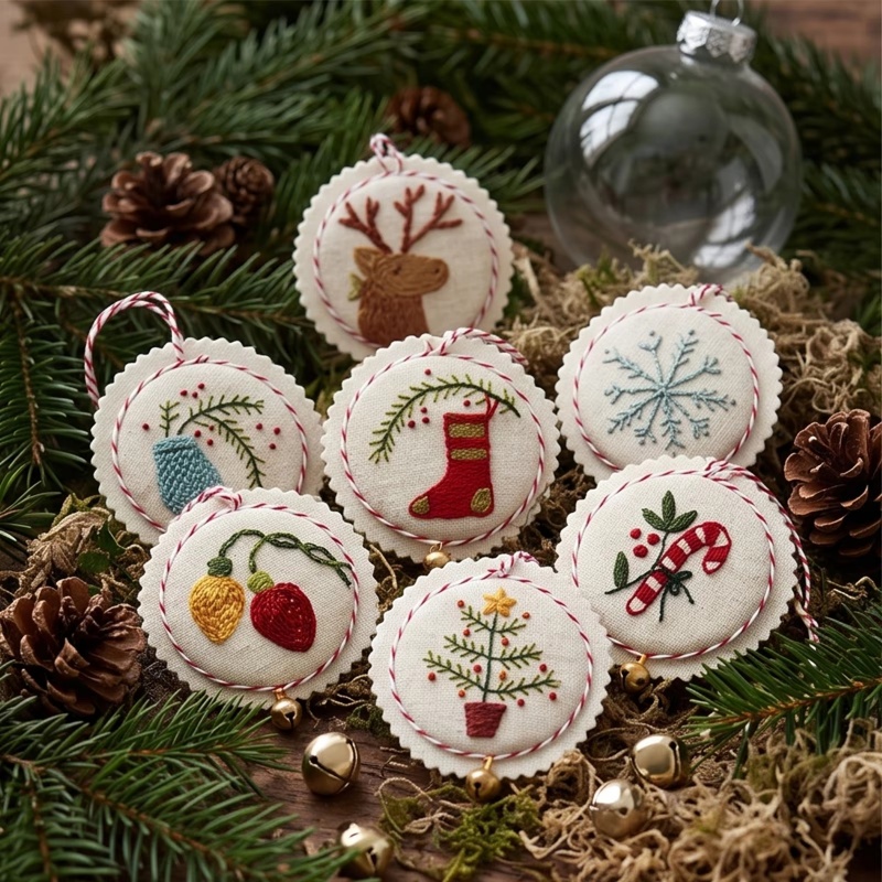 초보자 및 성인용 크리스마스 자수 키트 DIY 니들포인 - Embroidery Xmas Kits 리뷰 및 가격