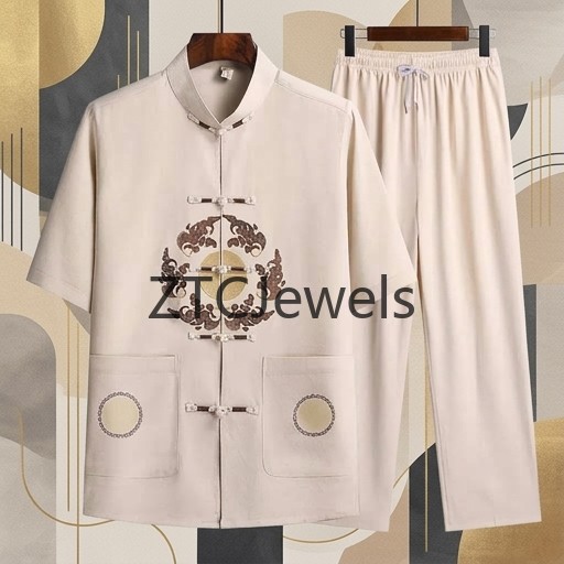 전통 중국 쿵푸 정장 남성용 영춘 태극권 코스프레 의상 - Embroidery Men Shirt 리뷰 및 가격