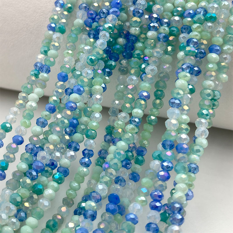 2mm 혼합 색상면 처리 된 크리스탈 비즈 Jewerl - Embroidery Glass Beads 리뷰 및 가격