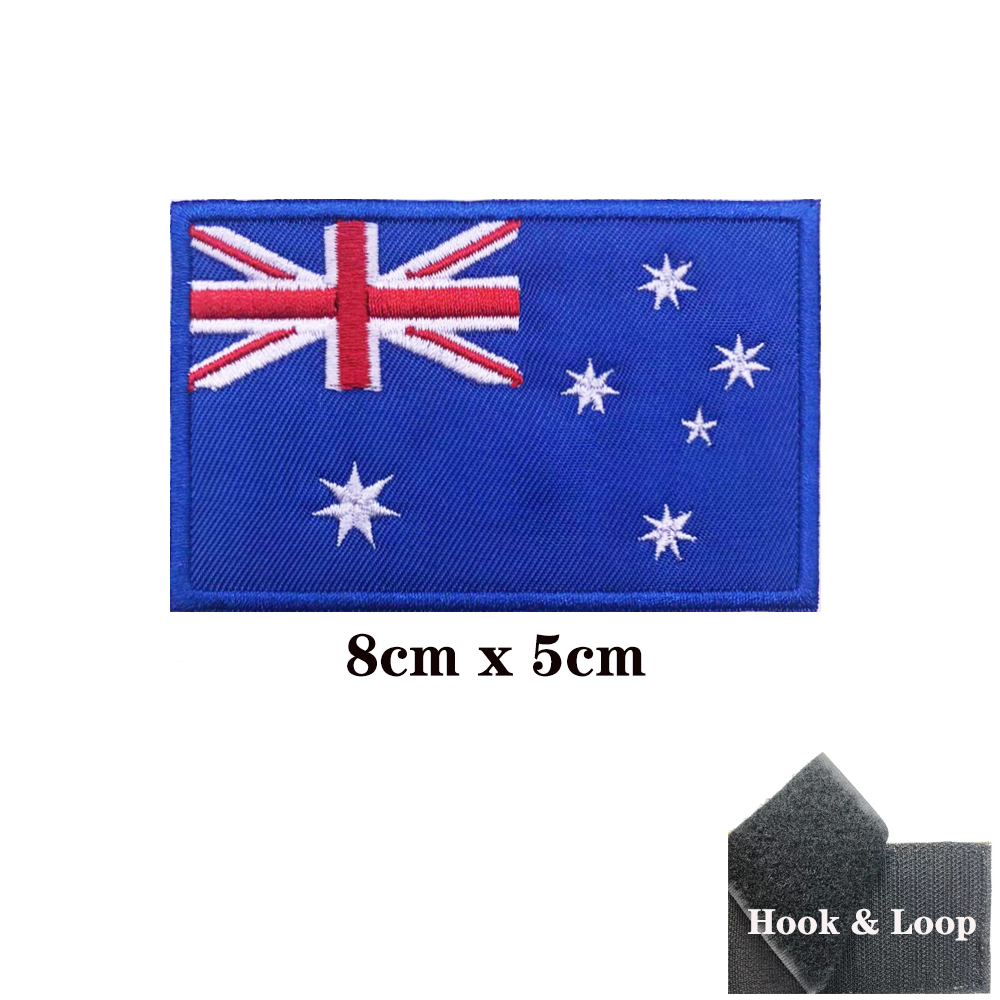 호주 국기 호주 패치 완장 수 놓은 패치 후크 루프 아 - Embroidery In Australia 리뷰 및 가격